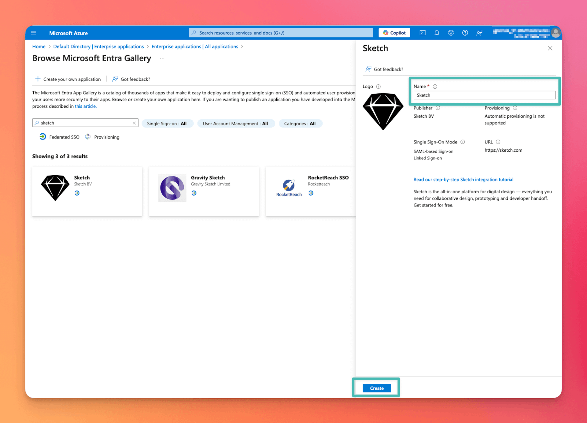 An image showing app options